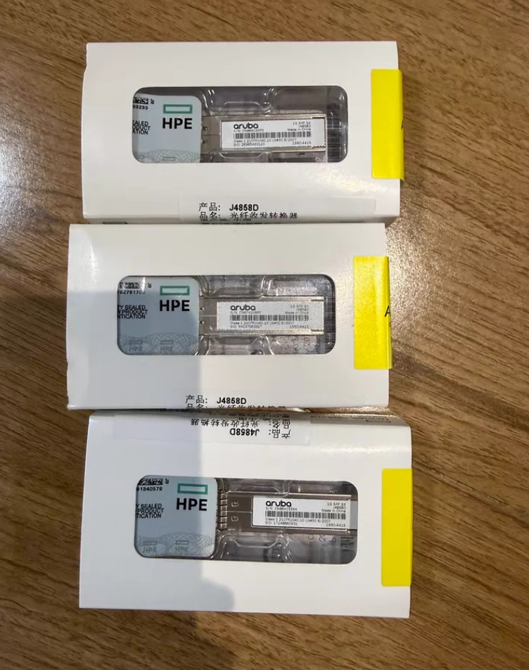 HPE Aruba J4858D 1G SFP SX LC MMF 500m Transceiver Module 1990-4395
