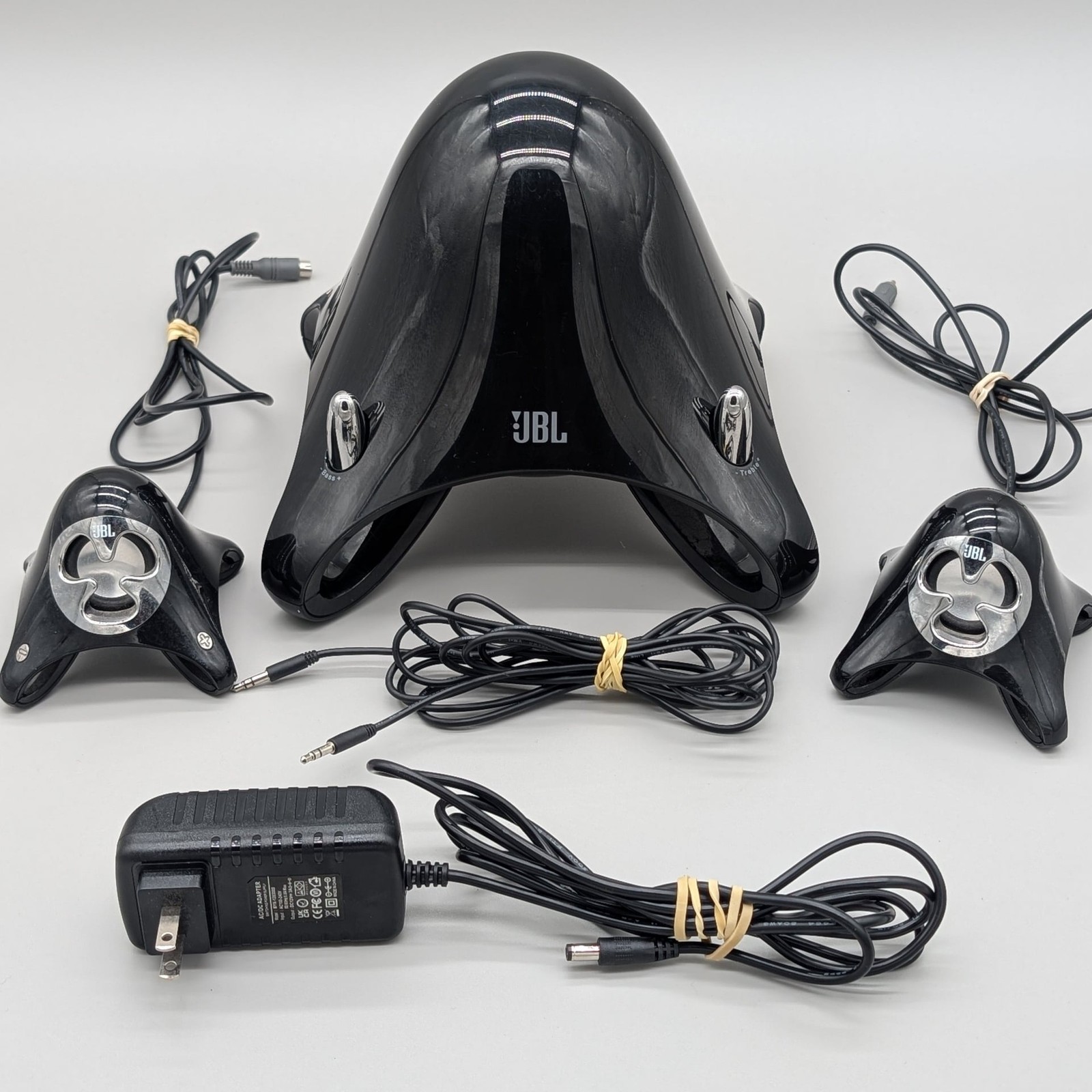 JBL Creature III 2.1 Computer Speaker System Full Bundle - Tested + Cords