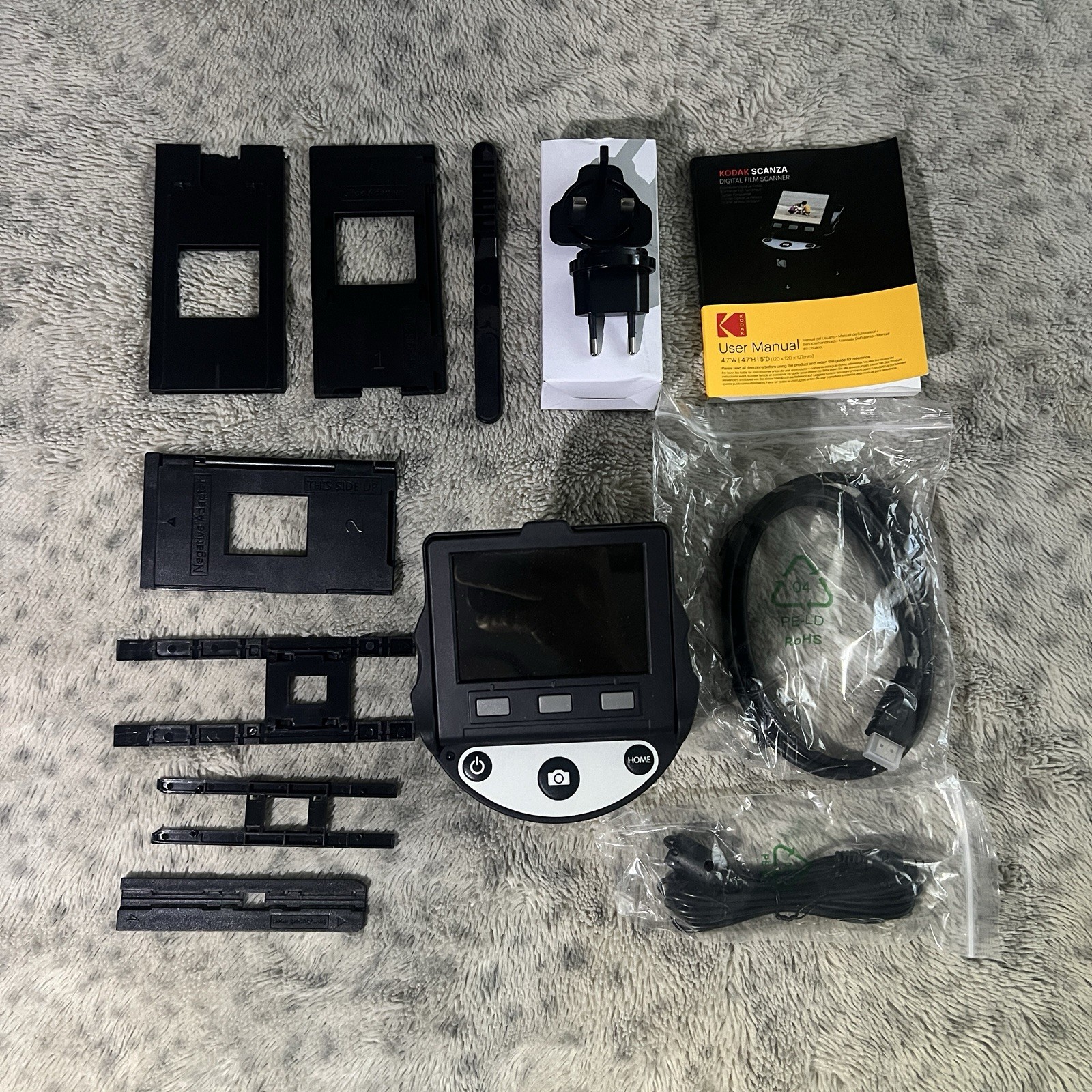 Kodak SCANZA Digital Film Scanner 35mm 126 110 Super 8 8mm Complete w/ Box