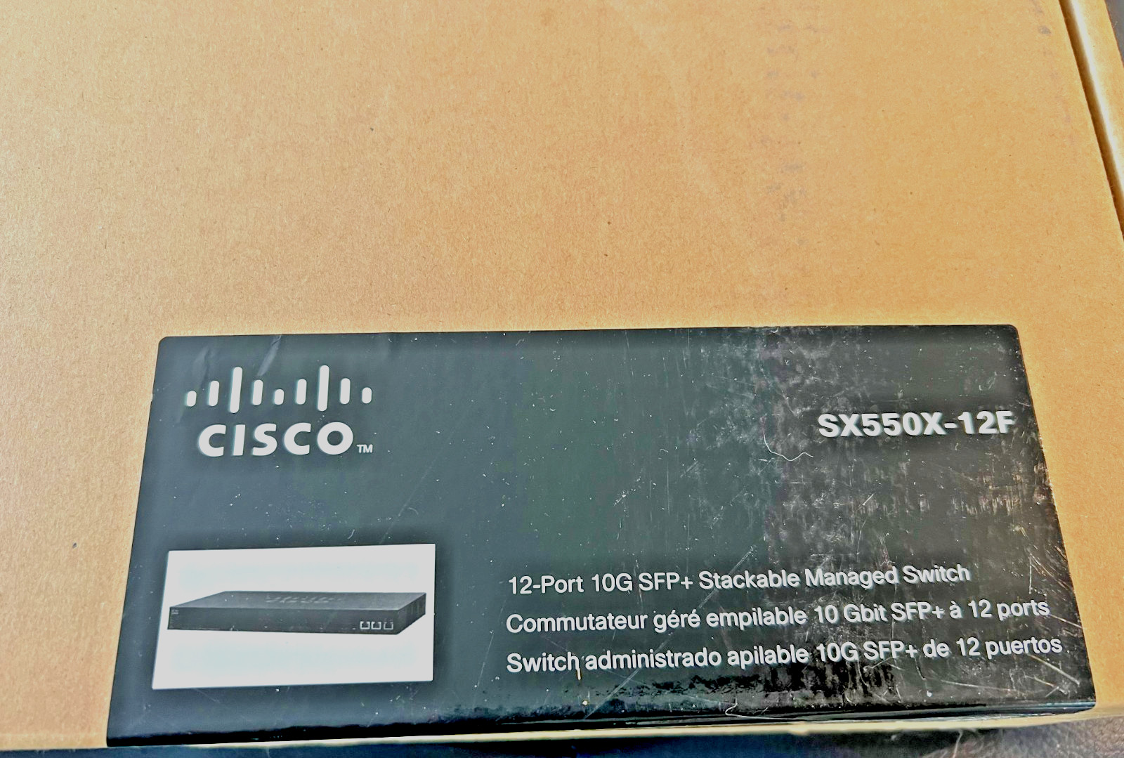 Cisco SX550X-12F-K9-NA, 12 Port, 10G SFP+ Stackable Managed Switch (NEW SEALED)