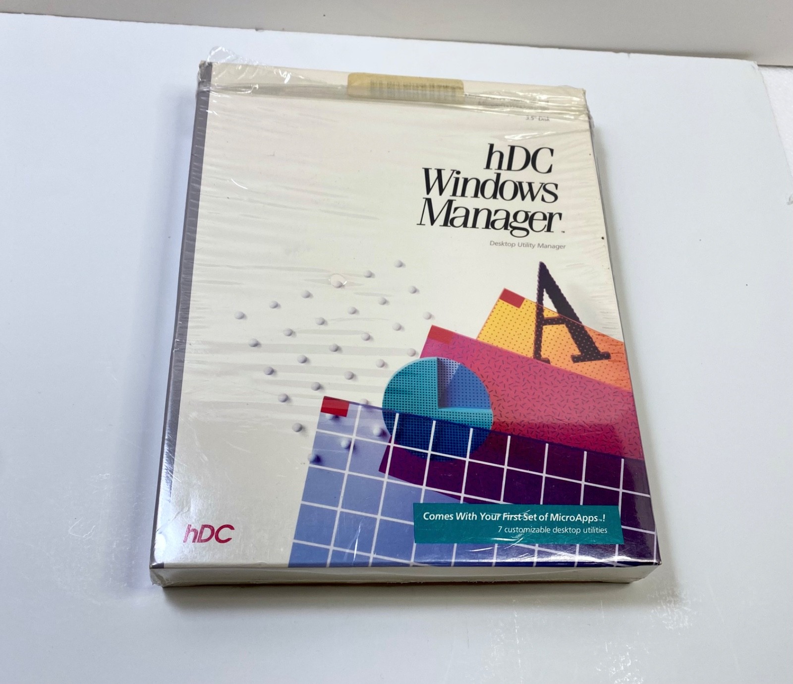 hDC Windows Manager 286 and 386 Desktop Utility Manager 3.5" Disk Vintage PC