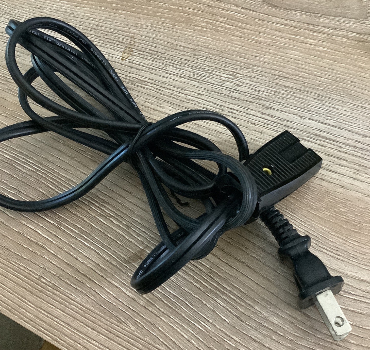 heater cord E56356 VW-1 CSA TYPE POWER CORD 6' 90°C 18AWGX2C 0 344002 Ft2