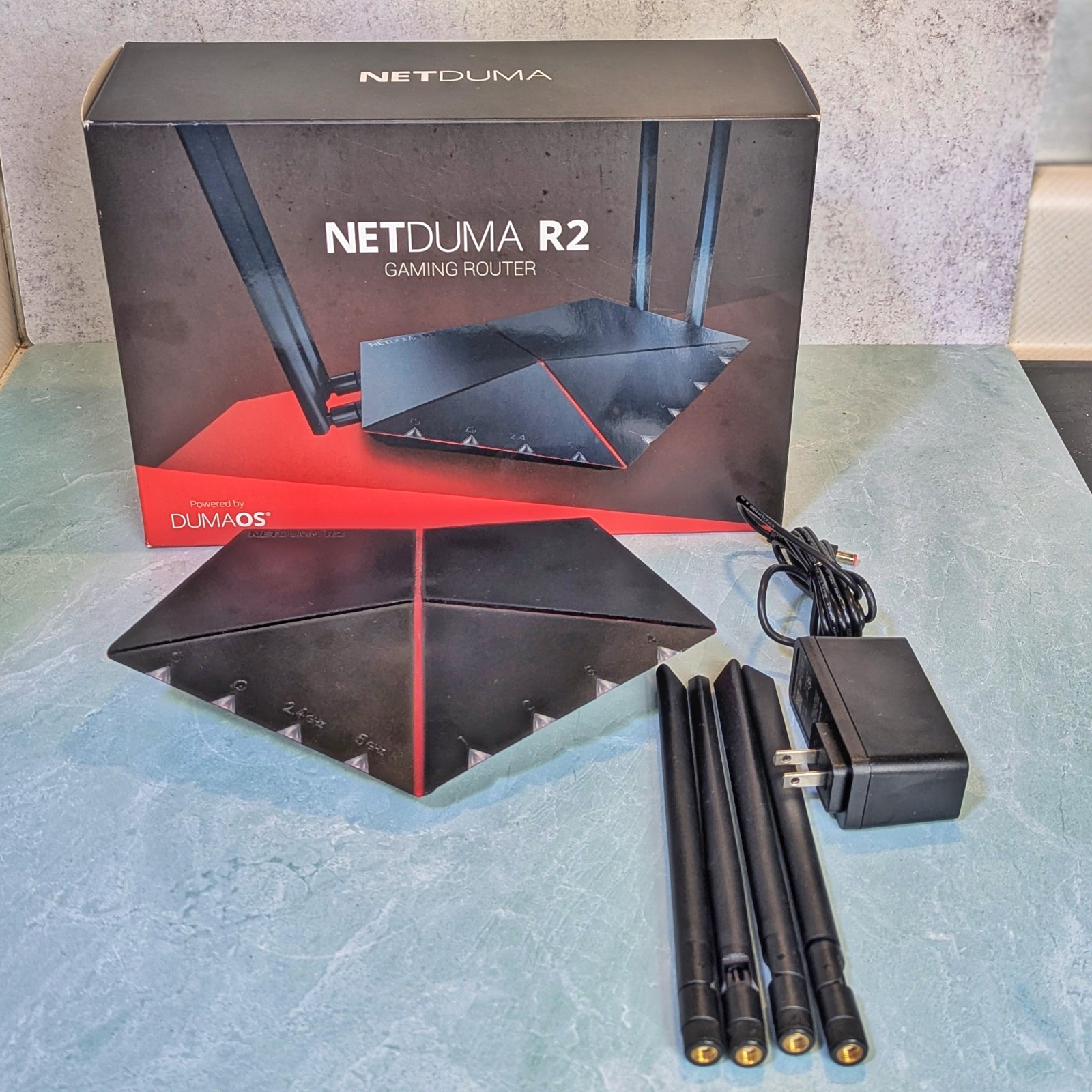 Net Duma R2 Gaming Router DumaOS NetDuma - Working, Ready to use