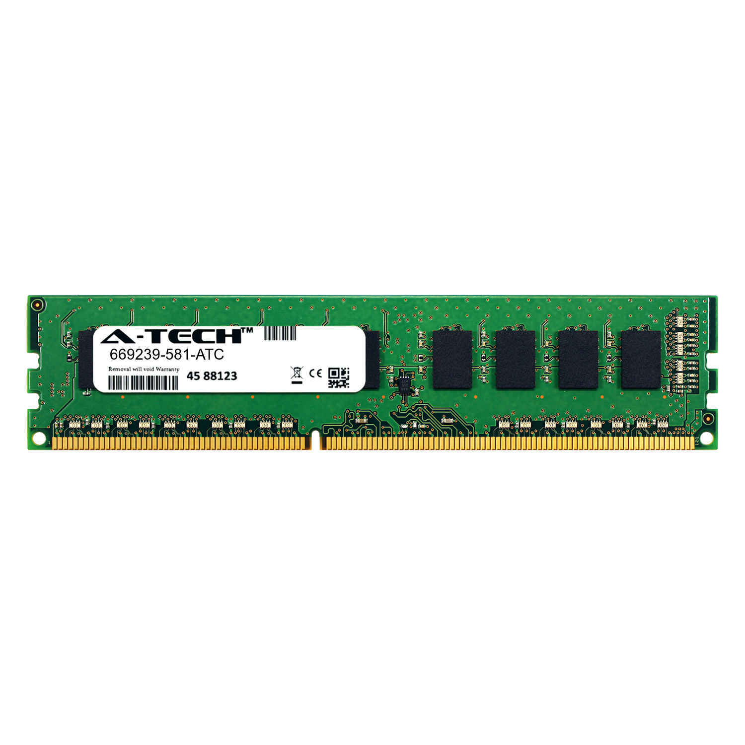 8GB DDR3 PC3-12800E ECC UDIMM (Replacement for HP 669239-581) Server Memory RAM