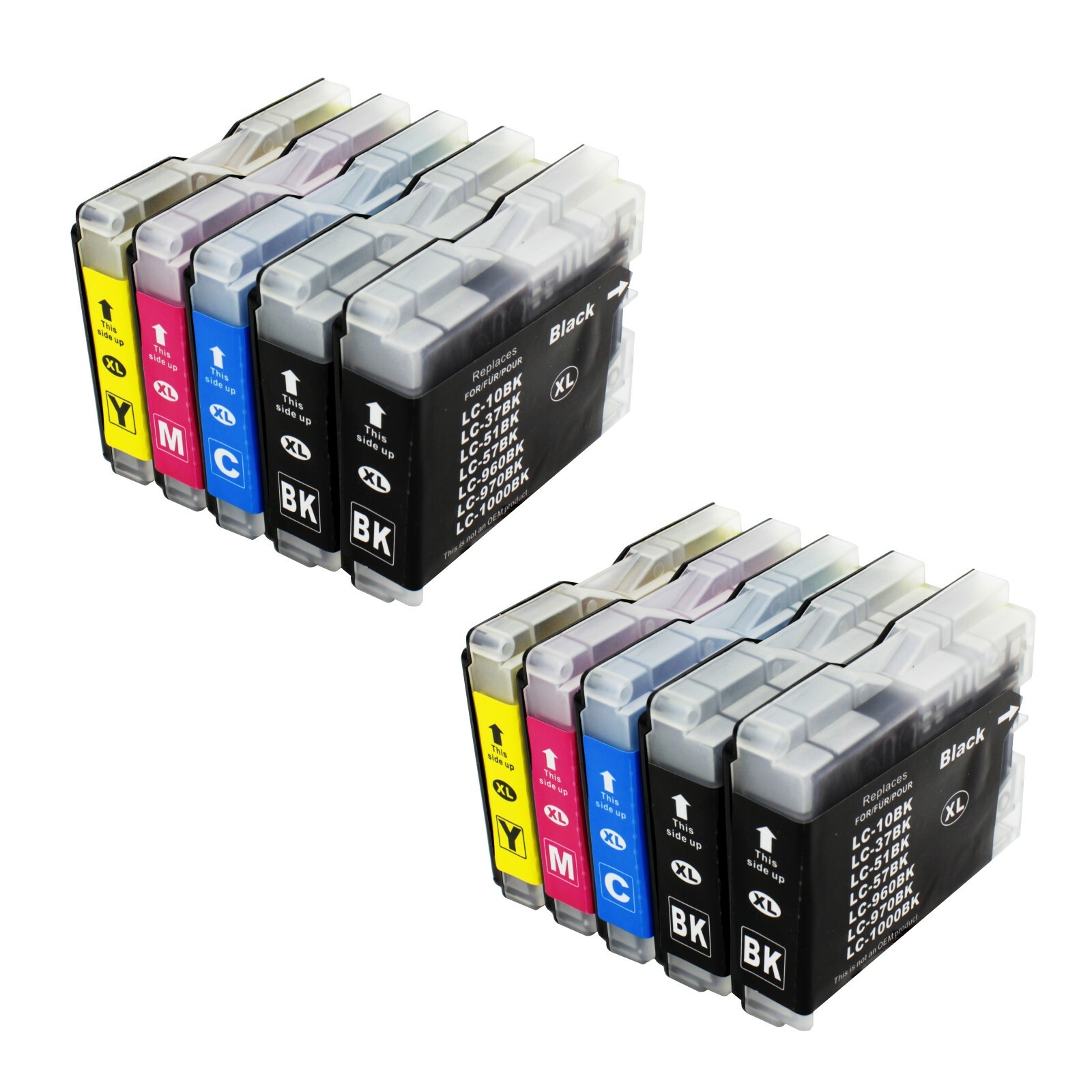 10PK LC51 ink For Brother MFC-230C MFC-240C MFC-3360C MFC-440CN MFC-465cn 