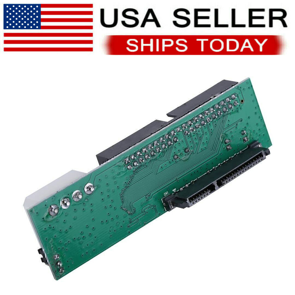 IDE/EIDE/PATA Computer to SATA Hard Drive Interface Converter Adapter PC Mac AM*