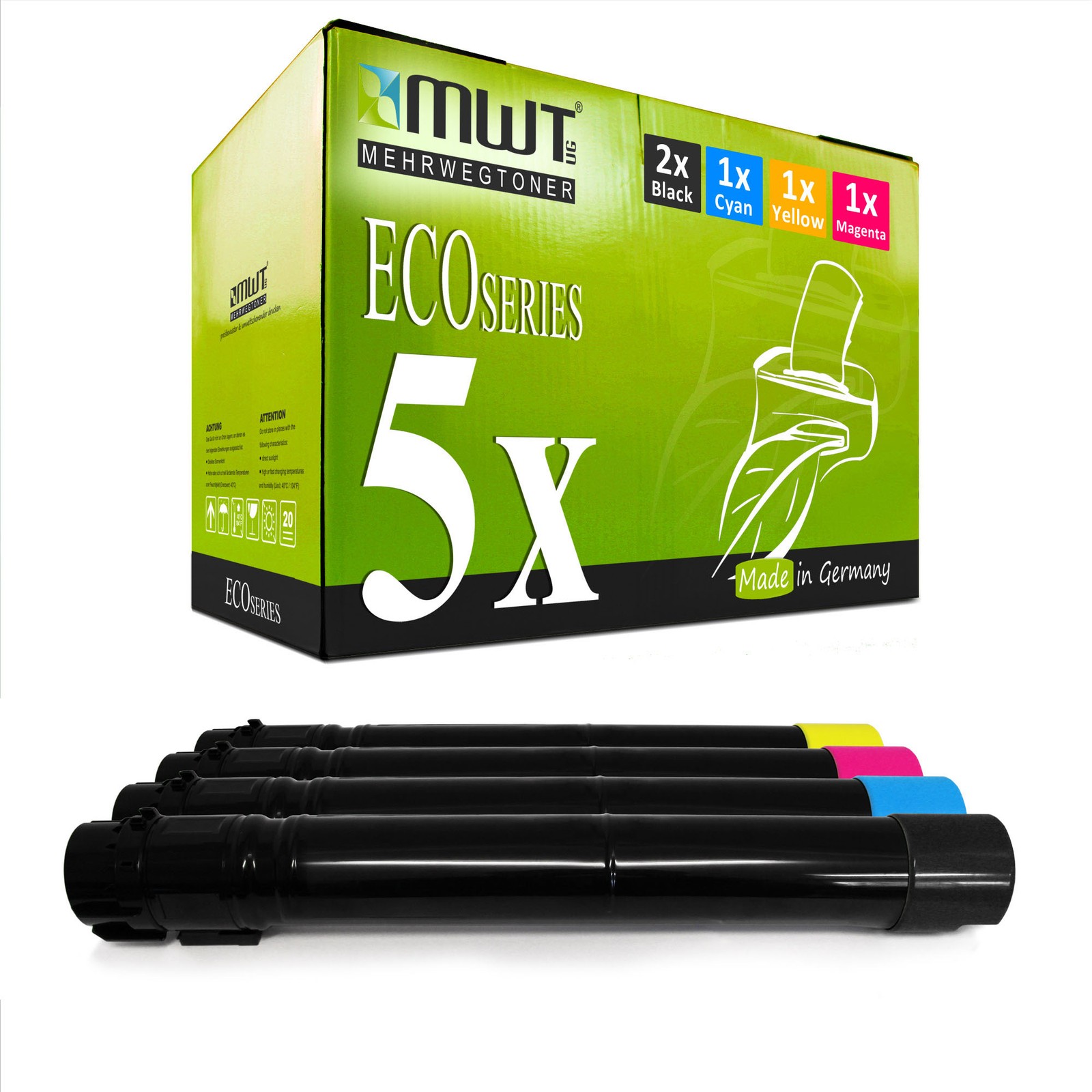 5X ECO Cartridge For Xerox Phaser 7500-DNZ 7500-N 7500-DNZM 7500-DN