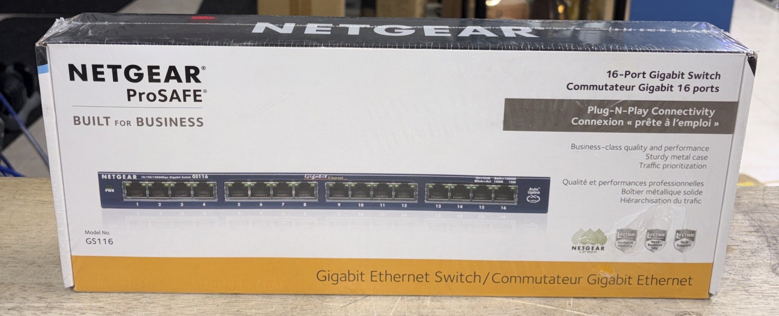 NETGEAR GS116 16 Port Gigabit Unmanaged Switch