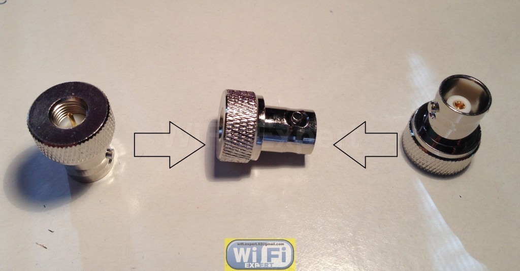 FULLY NICKEL Plated SMA Male Jack to BNC Female plug RF Adapter RF Connector USA