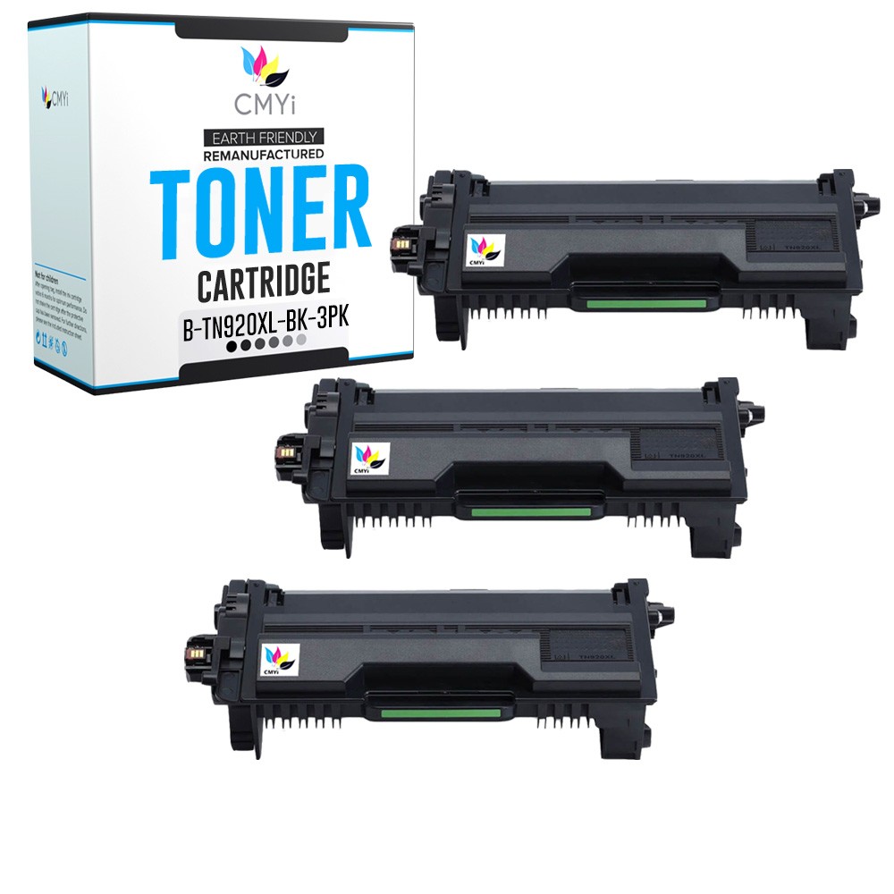 CMYi Compatible 3-Pack TN-920XL Toner Cartridge fits Brother HL-L6217DW L6210DWT