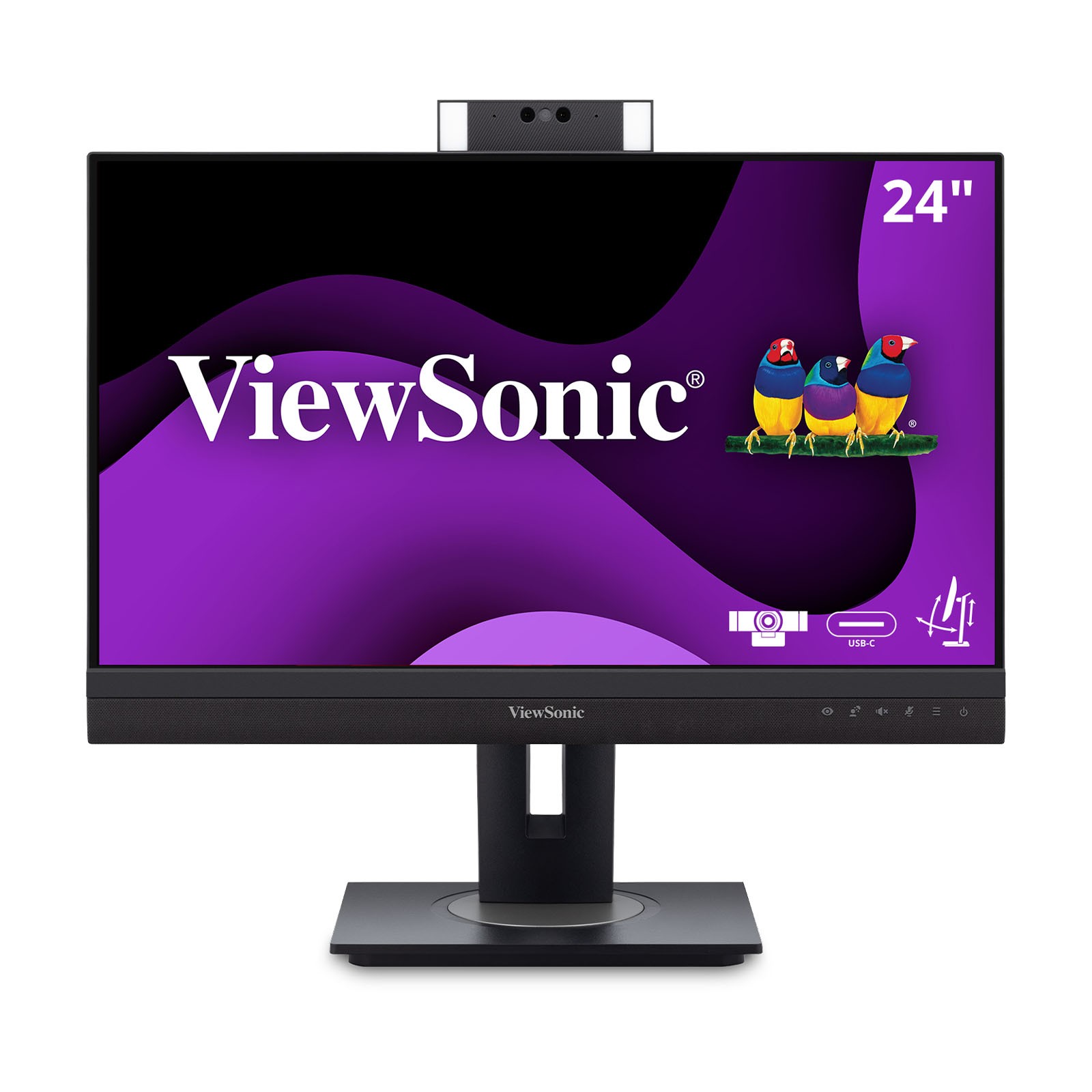 ViewSonic VG2457V 24" FHD Video Conference Docking Monitor  (CR)