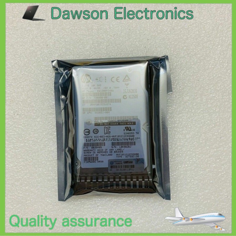 NewHP 718162-B21 718292-001 726480-001 1.2TB 6G 10K 2.5" SAS Gen8/9 Hard Drive