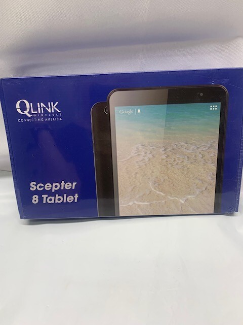 Q Link Wireless Scepter 8 inch 16GB Android Tablet -Black *New