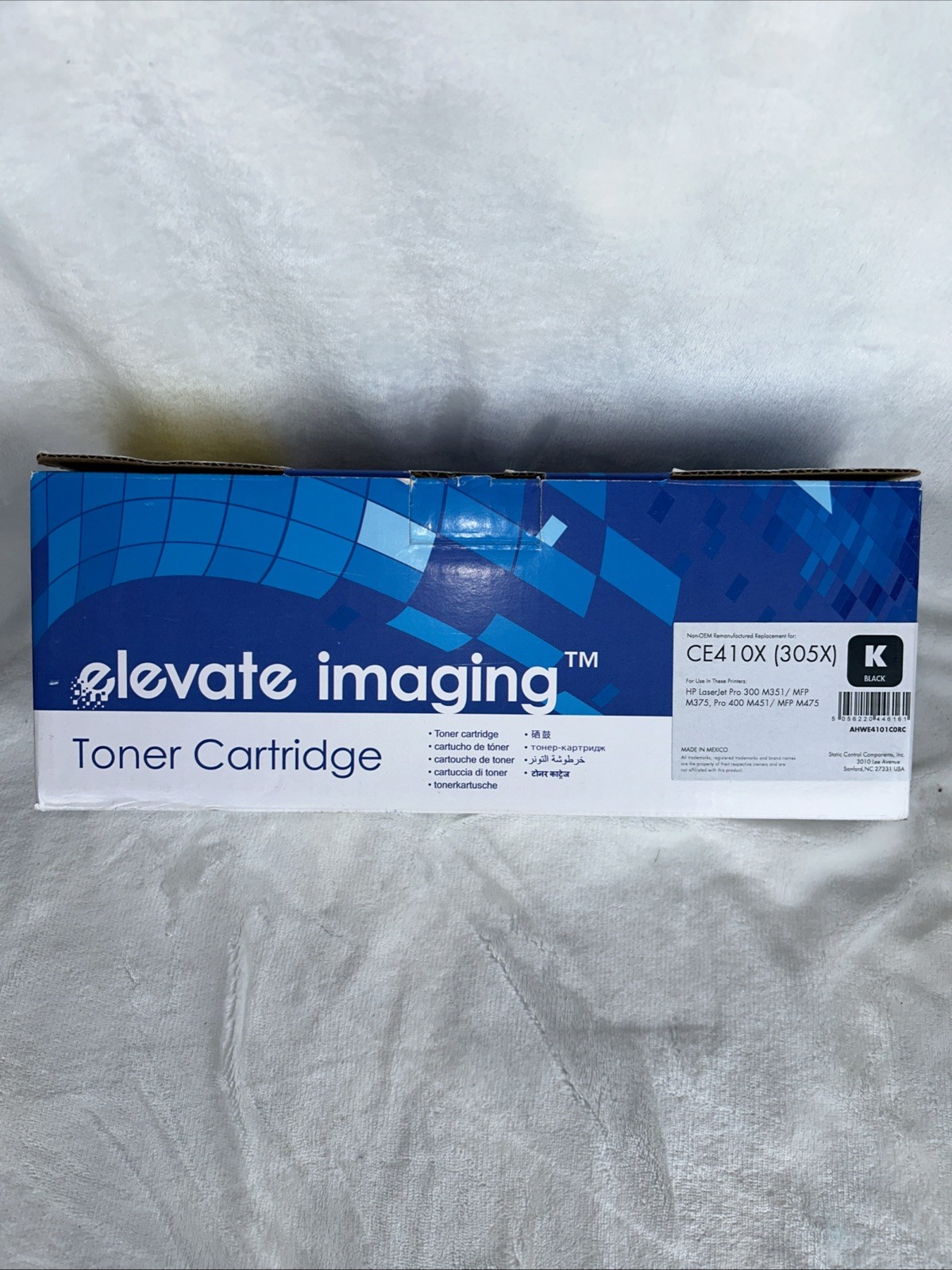 1PK CE410X 305X Black Toner Cartridge for HP LaserJet Pro 300 color MFP M375nw