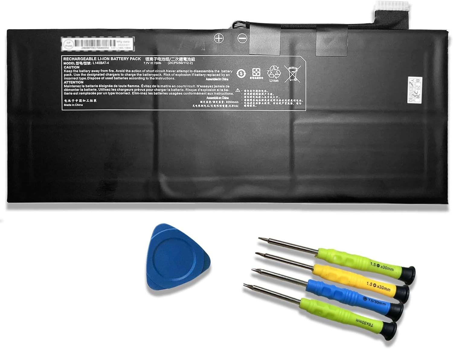 L140BAT 4 Laptop Battery Replacement for CLEVO L140CU L141CU L140MU L141MU