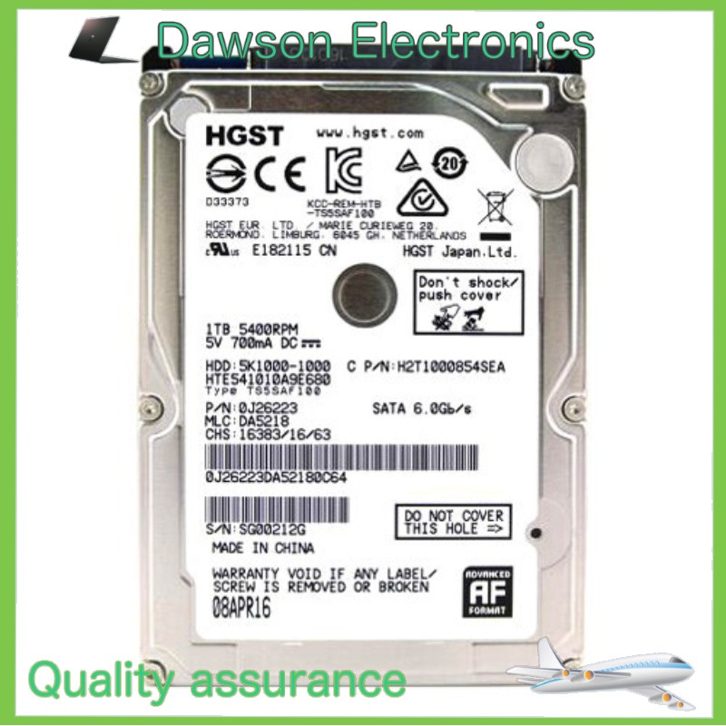 HGST HTS541010A9E680 1TB 5400RPM SATA 2.5" Laptop HDD Hard Drive For PS4 PS3