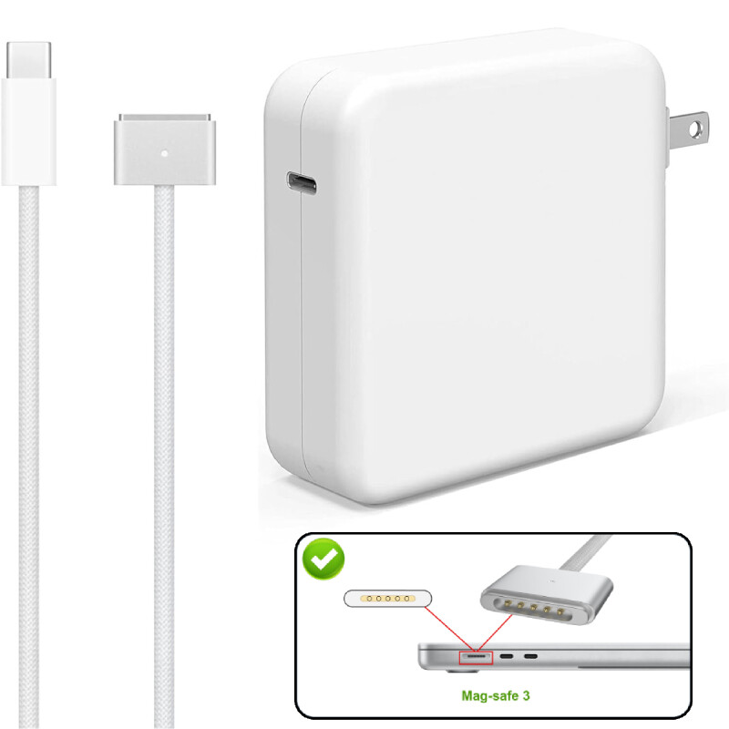  For Apple 96W USB-C to Mag 3 Cable Charger Power Adapter MacBook Pro (M1- M3)