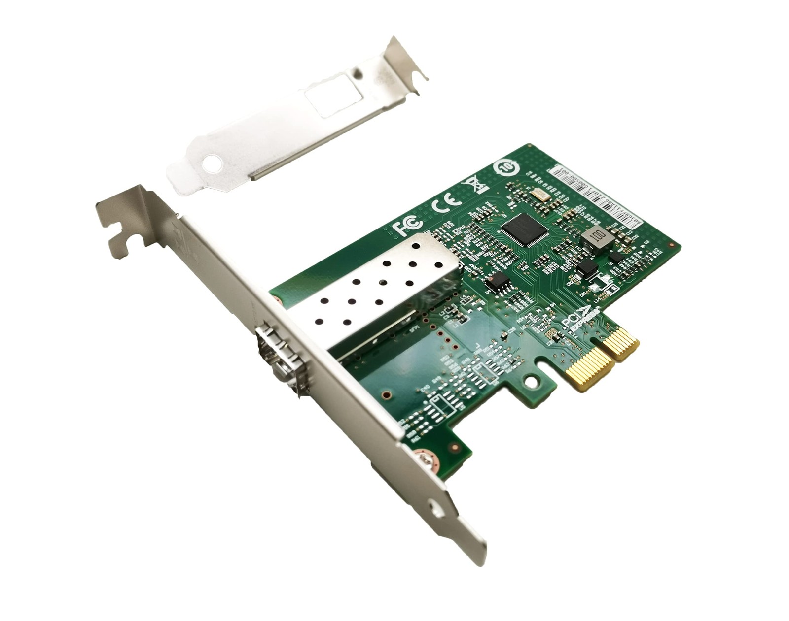 1.25Gb PCIe x1 Converged Ethernet Network Card, Single SFP Port LAN Card Giga...