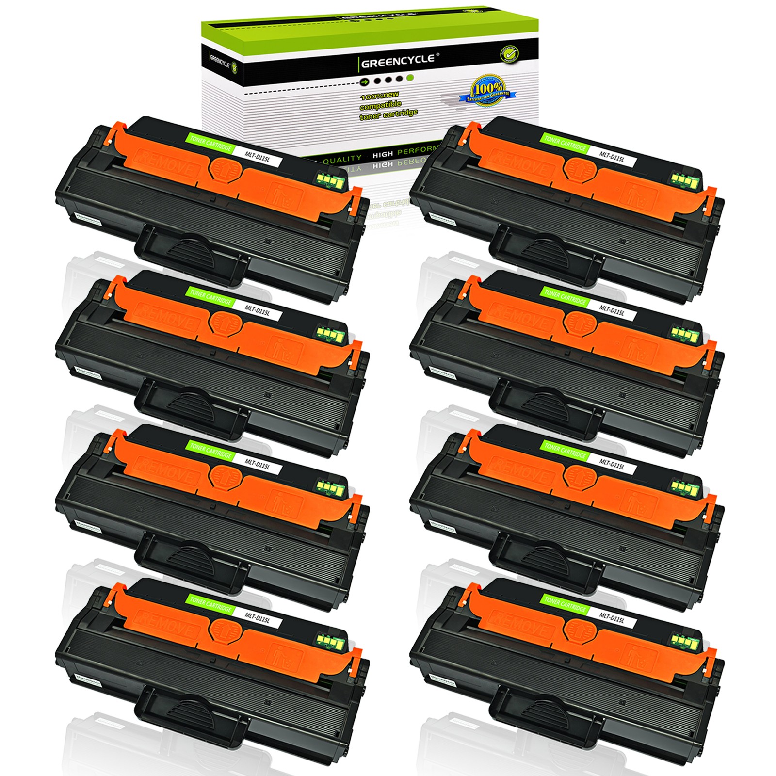 8PK For Samsung Xpress M2820DW M2830DW HY Toner Cartridge MLT-D115L MLT-D115S