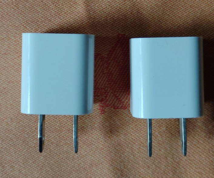 Pair (2) Apple A1265 5W USB Power Adapter - used