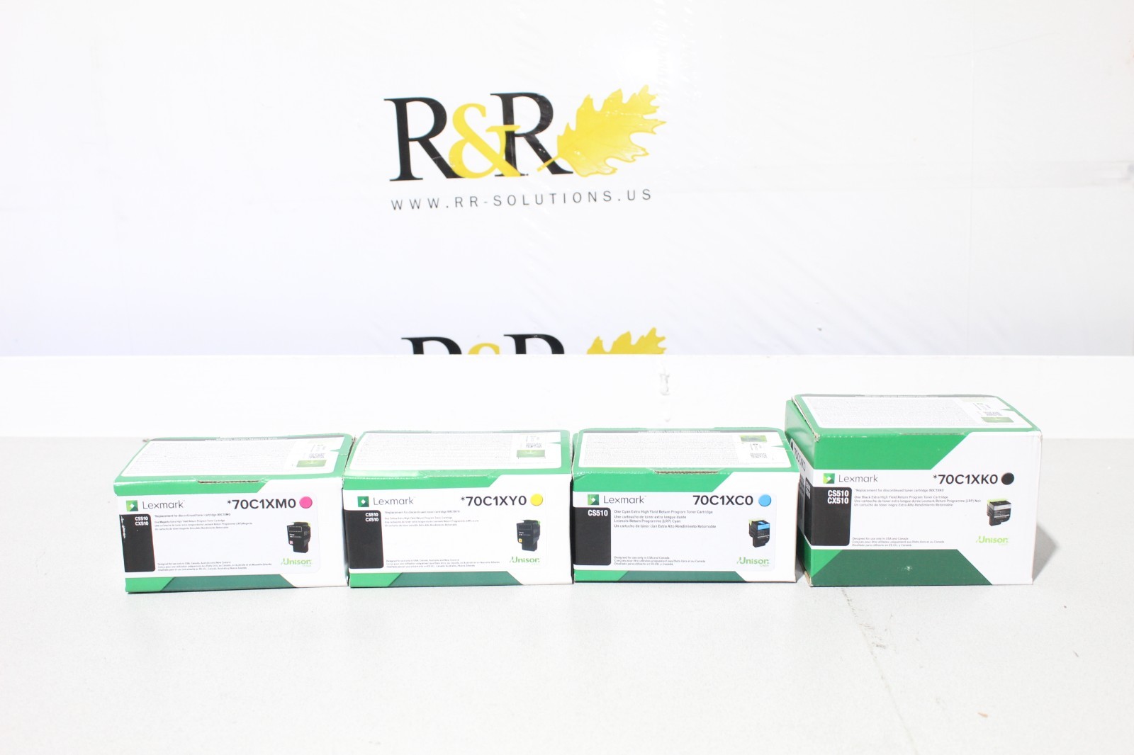 Lexmark Set  70C1XC0, 70C1XK0, 70C1XM0, 70C1XY0 Genuine Extra High-yield