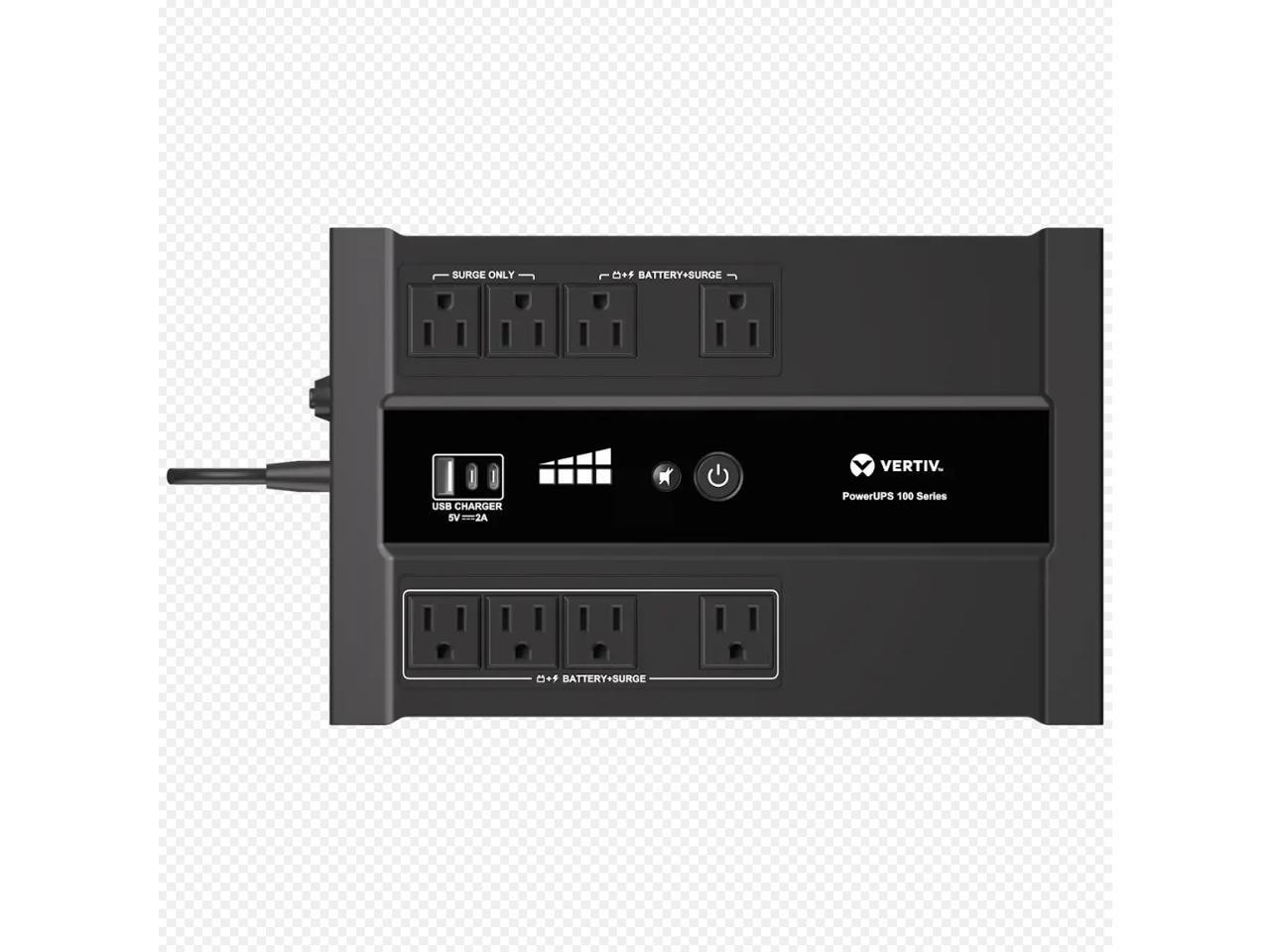 Liebert PST6-900LVMT PowerUPS 100 UPS, PST6-900LVMT, 900VA/550W 120V Vertiv
