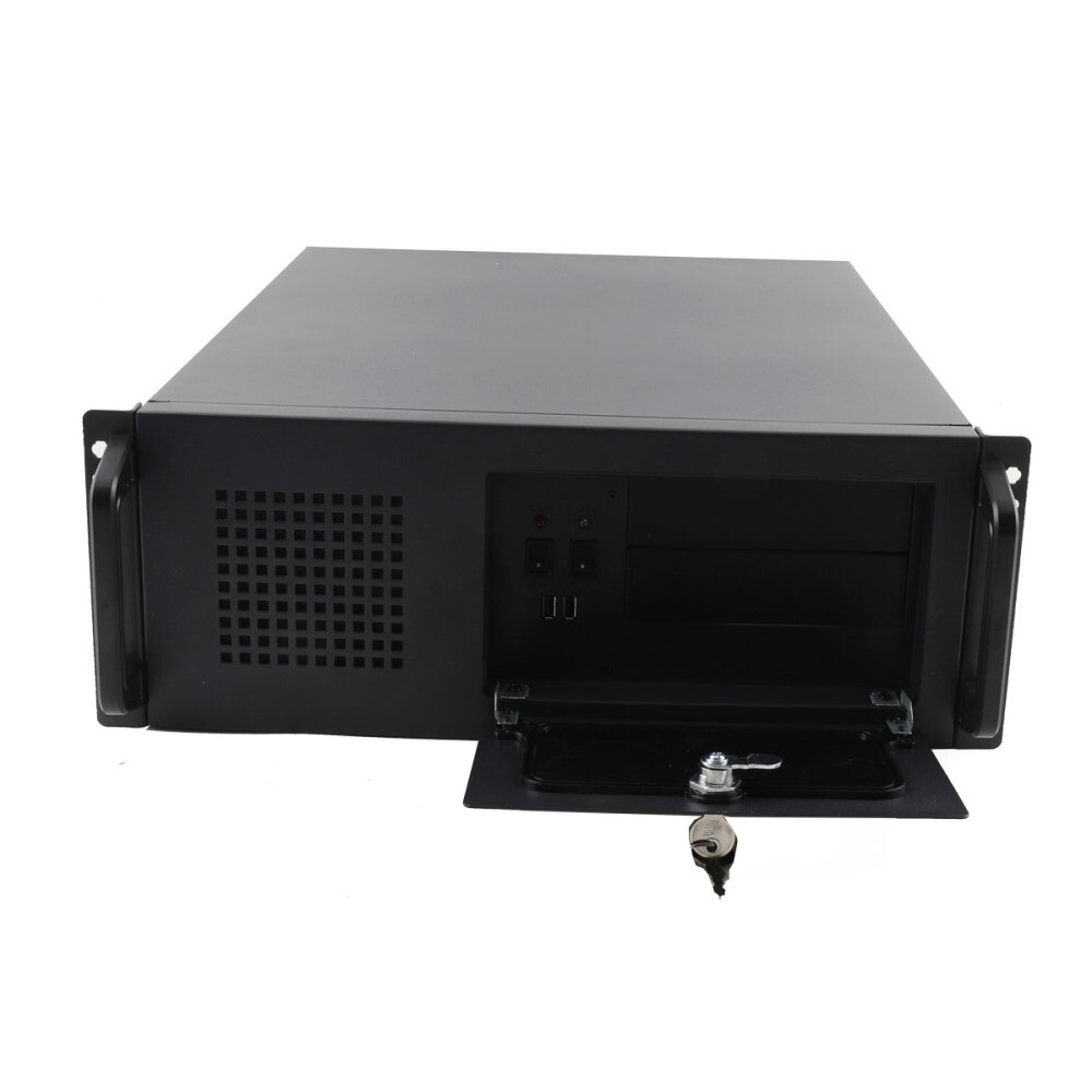 4U Server Cabinet Case,4U Server Chassis Rackmount Server Case 7 x 3.5 HDD Drive