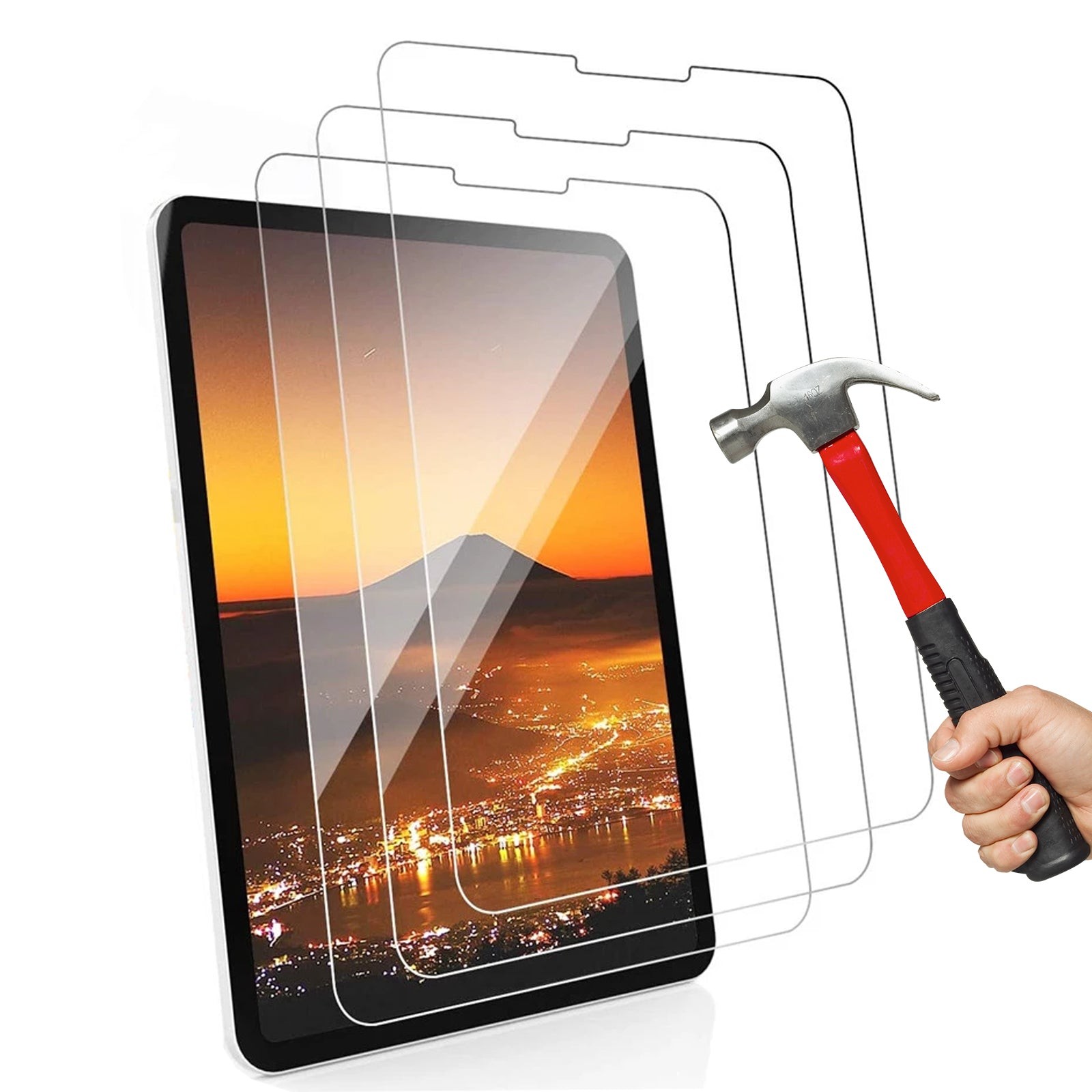 AU 3pk Tempered Glass Screen Protector Guard for Apple iPad PRO 12.9'' 6th Gen
