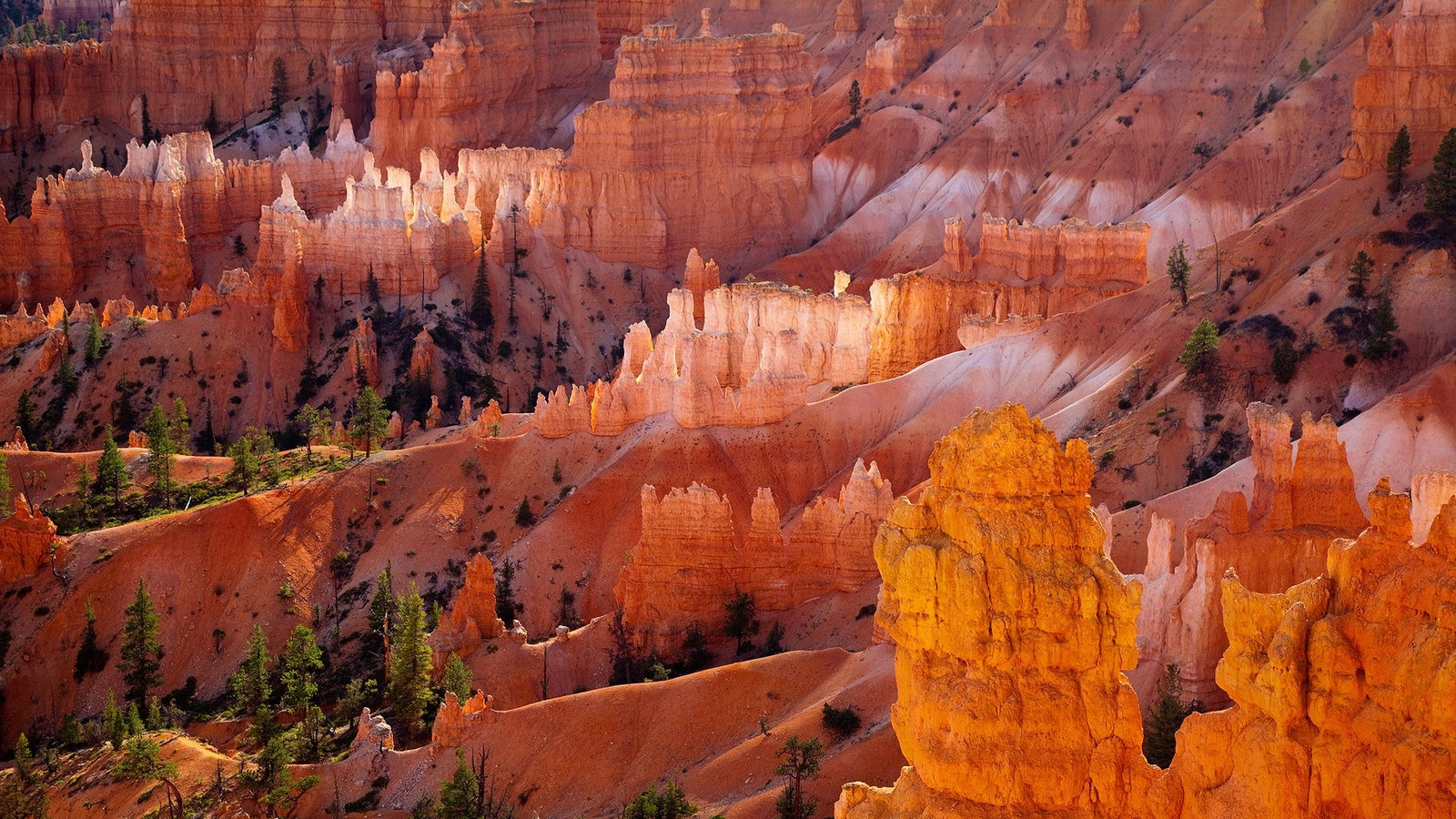 Landscape nature sandstone rocks bryce canyon national Custom Gaming Mat Desk