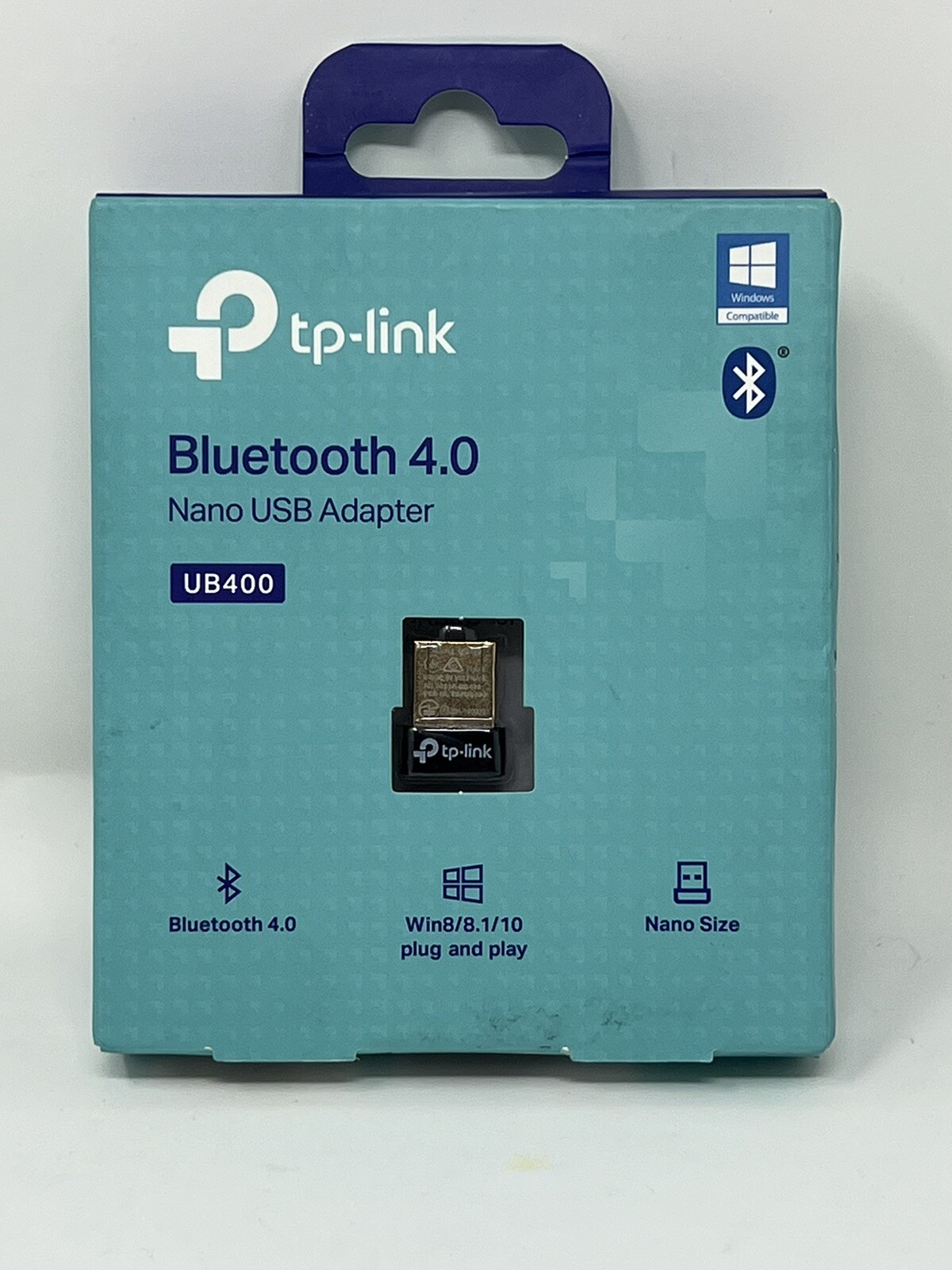 TP-Link UB400 Bluetooth 4.0 Nano USB Adapter (Windows 8/8.1/10) NEW OPEN BOX
