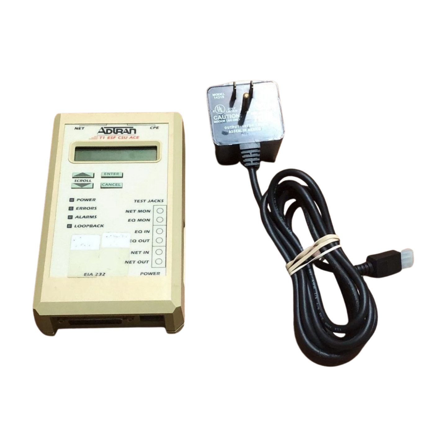 Adtran T1 ESF CSU ACE 232 2nd Gen 1202.025L1 With Adapter