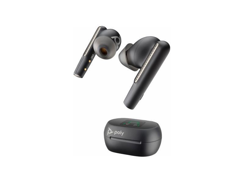HP-New-7Y8H0AA _ HP POLY VOYAGER FREE 60+ UC M CARBON BLACK EARBUDS +B