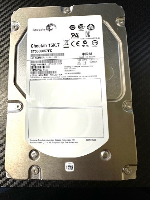 Seagate Cheetah 15K.7 ST3600057FC 600GB 15K 4Gbps 40pin Fibre/Fiber Channel HDD
