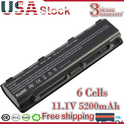 PA5024U-1BRS PA5023U-1BRS Battery For Toshiba Satellite C840 C850 L70 L75D