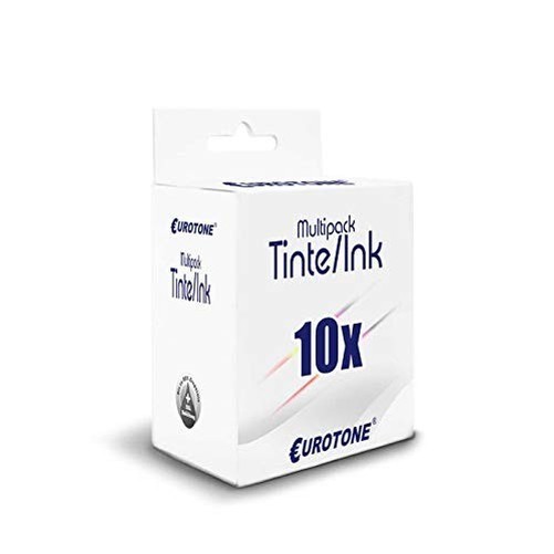 Eurotone 10x Inkjet Ink Cartridge Compatible with Lexmark 200XL+NO200XLA Color