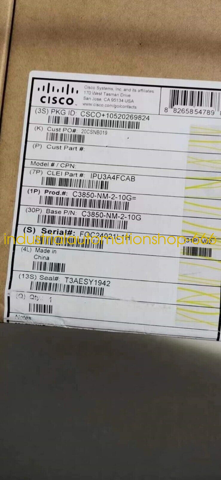 1PC New CISCO C3850-NM-2-10G network module Via DHL or FedEX
