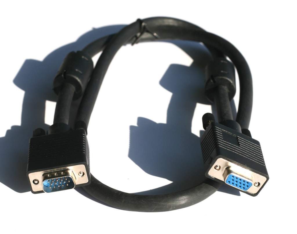 3FT SVGA Cable Monitor UL2919 HD15 Extension Male to Female