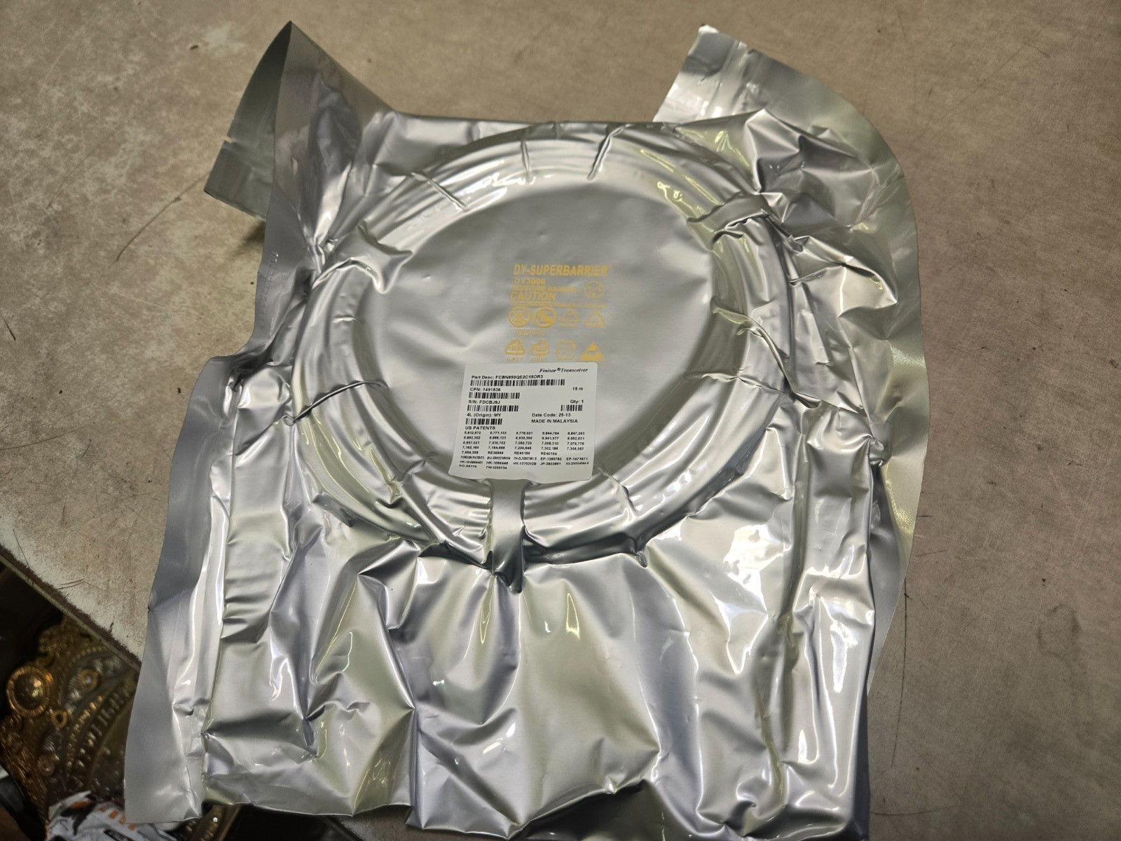 SEALED Finisar Transceiver 400GB 15m Cable FCBN850QE2C15OR3  QSFP-DD AOC 1491836