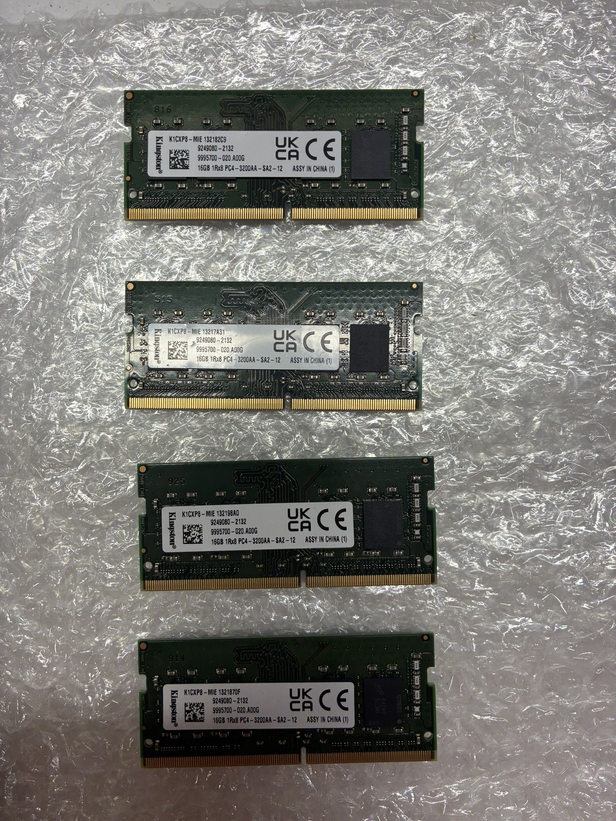Kingston 64GB (4x16GB) DDR4-3200 PC4-3200AA 260-Pin SO-DIMM K1CXP8-MIE