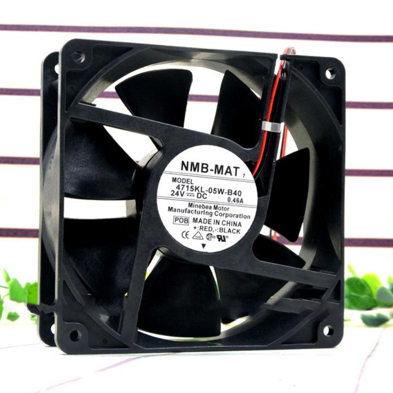 1x 12CM inverter large air volume cooling fan 4715KL-05W-B40 24V 0.46A 12038