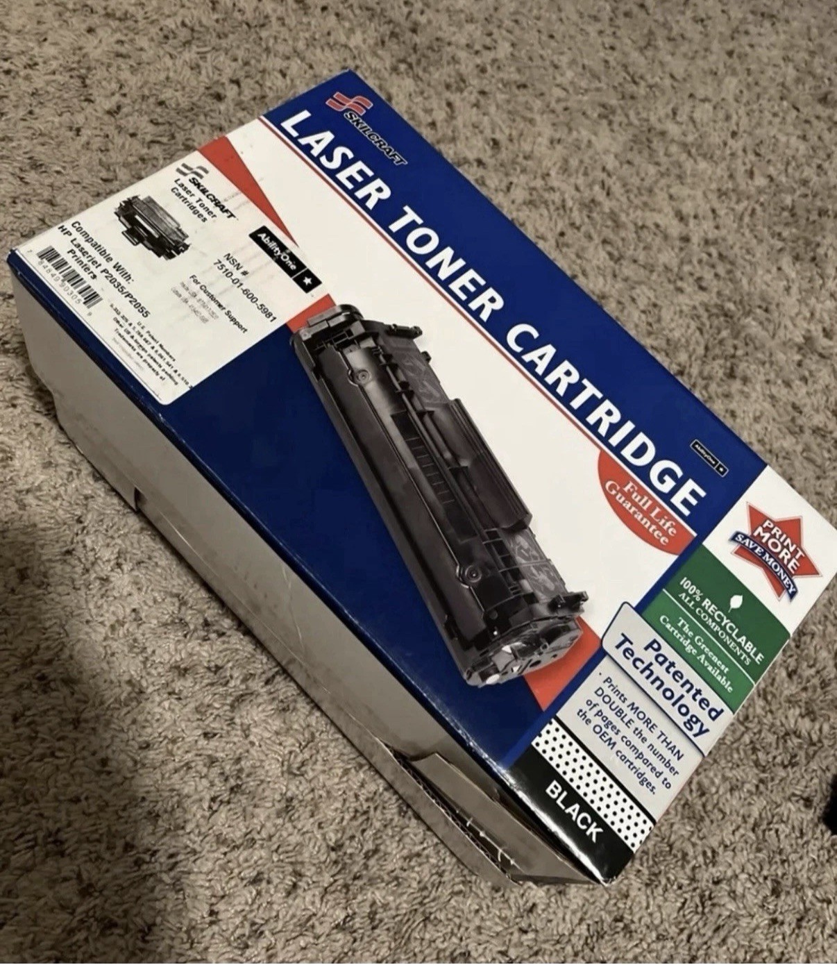BLACK Toner Cartridge for HP LaserJet P2035 P2055 Printers