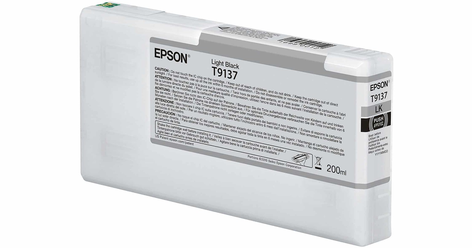 Epson T913 UltraChrome HDX 200mL Light Black Ink Cartridge [T913700]
