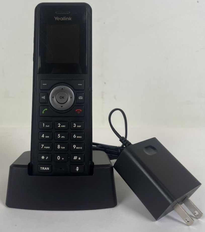 Yealink W59R Bluetooth DECT Handset w/ Charger Stand & Power Supply