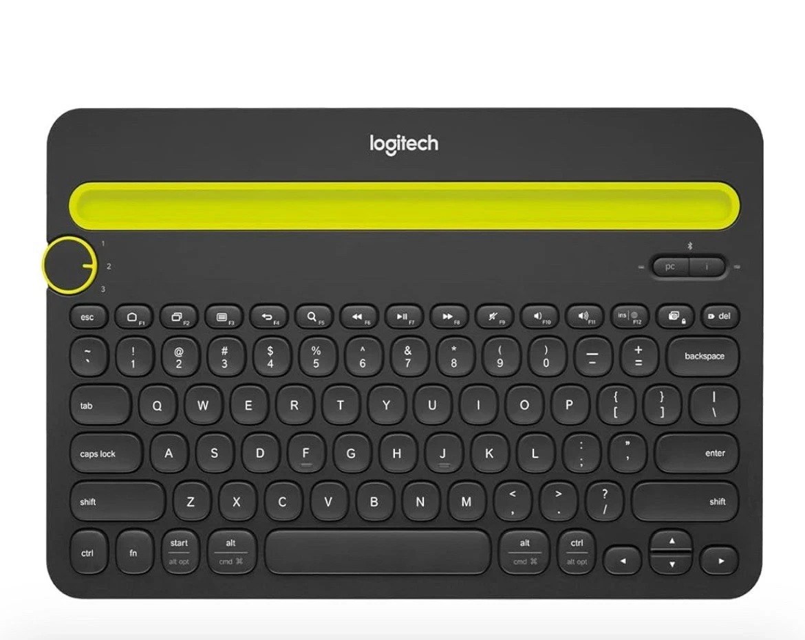 Logitech K480 Wireless Multi-Device Keyboard, Bluetooth, Black 920-006342