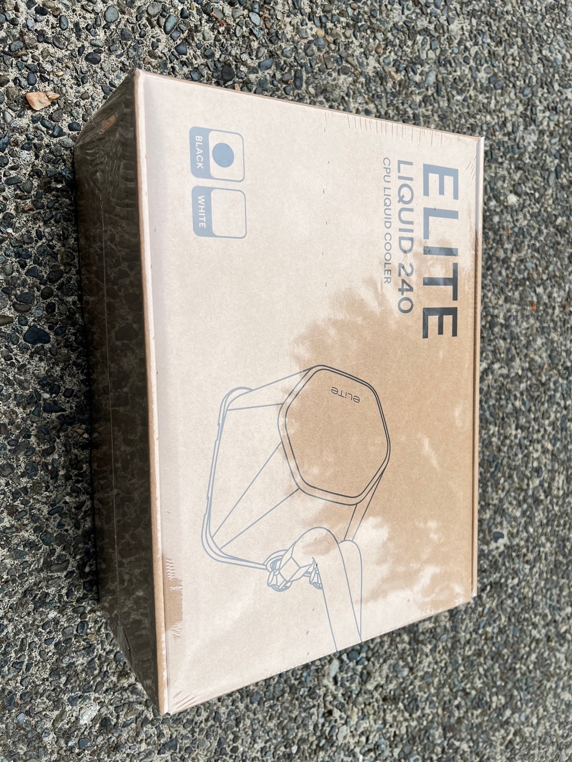 Cooler Master Elite Liquid 240 ARGB AIO CPU Cooler - Factory Sealed, New (Black)