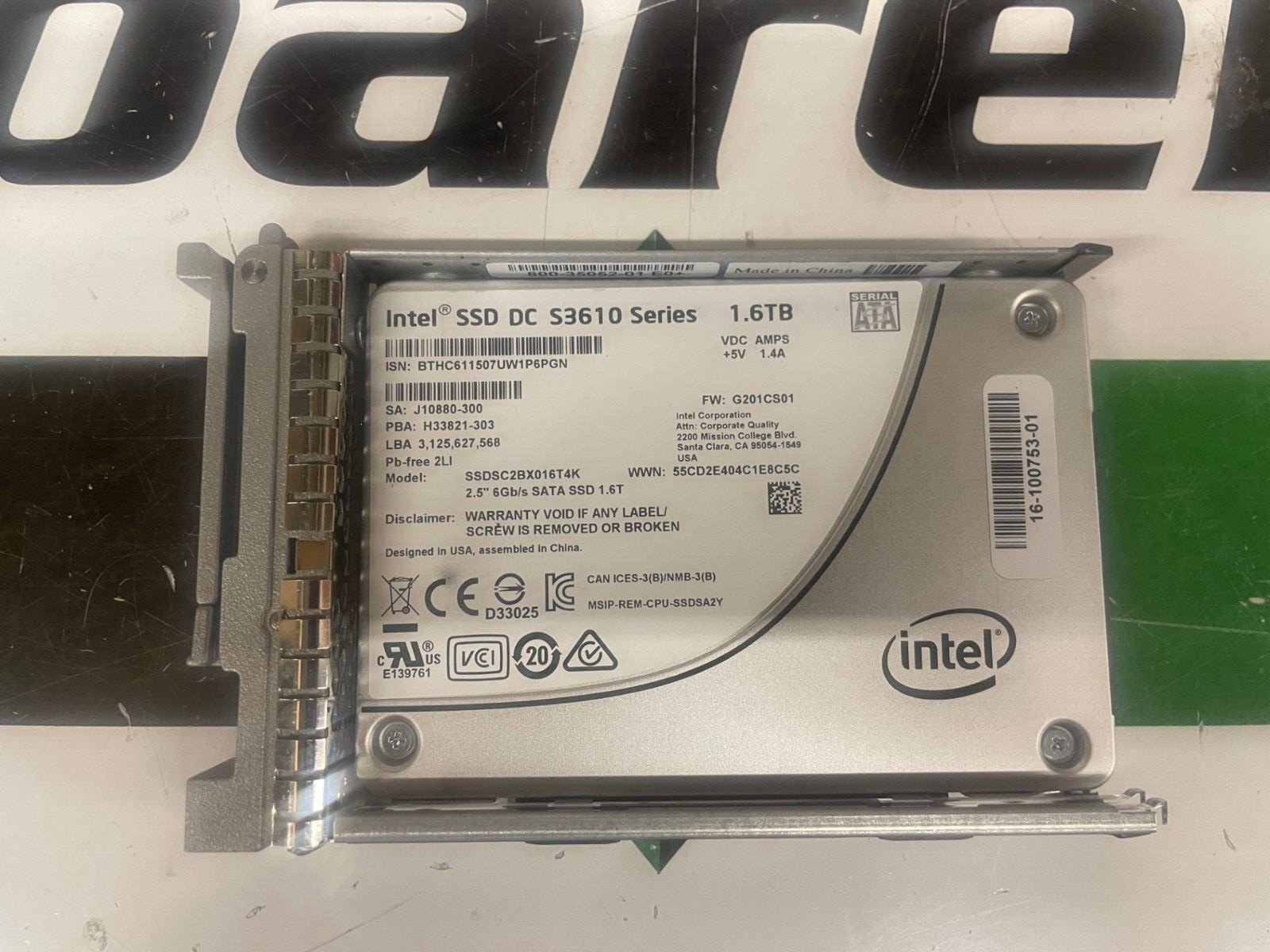 CISCO UCS-SD16TB12S3-EP 1.6TB 2.5IN 3X EP 6Gbps SATA PERFORMANCE SSD