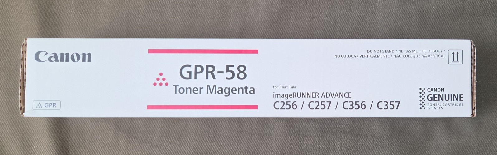 Genuine CANON GPR-58M 2184C003[AB] Magenta Toner Cartridge