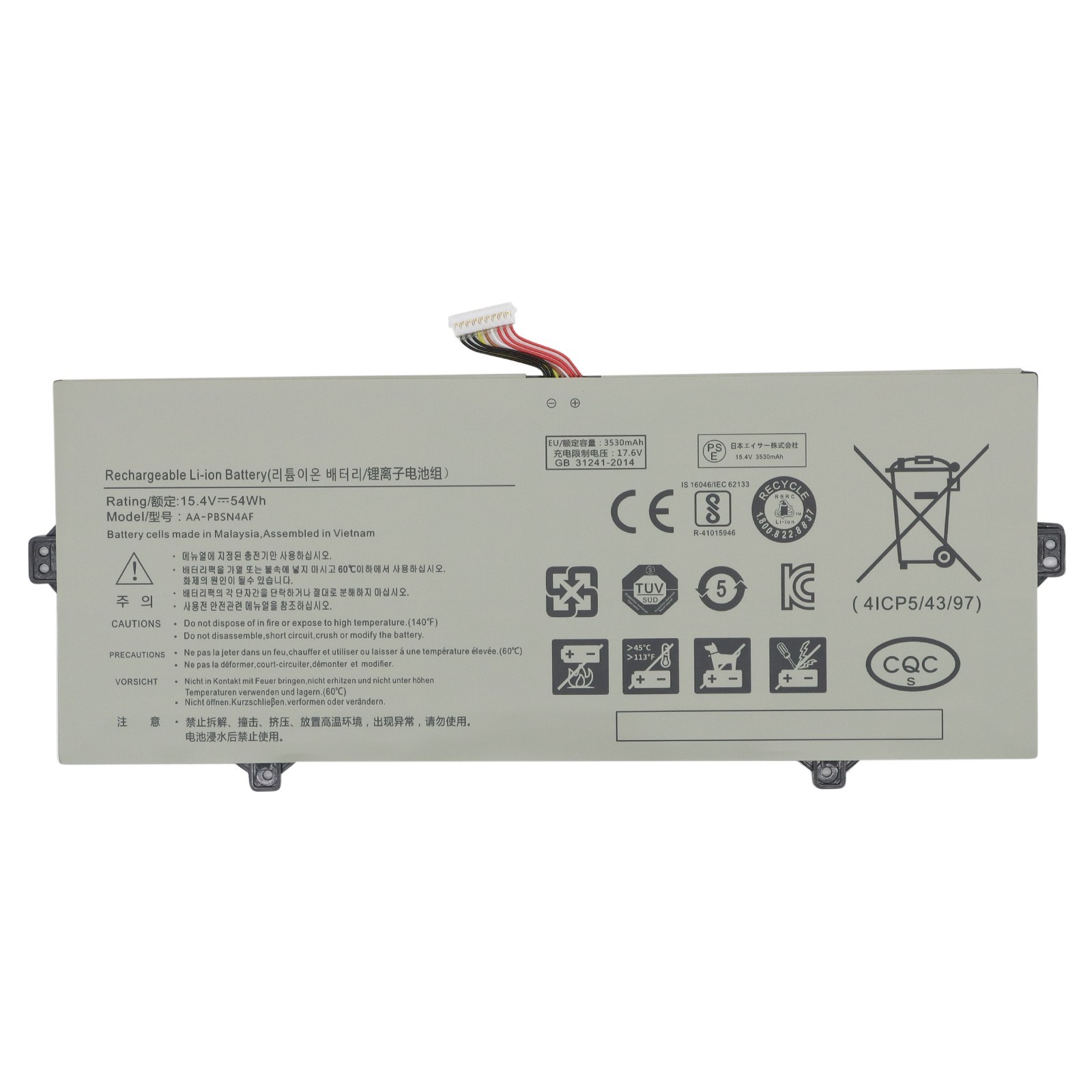 New AA-PBSN4AF Laptop Battery for Samsung Notebook 9 NP930SBE NT930SBE NP730QCJ