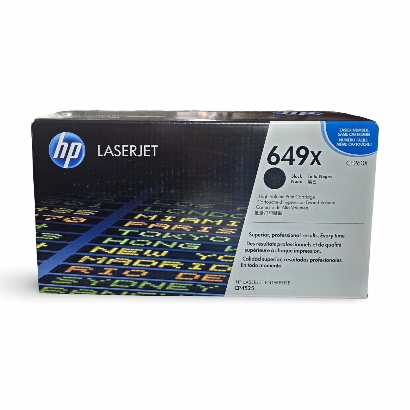 HP Genuine 649X CE260X Black High Yield Laser Toner for LaserJet CP4525