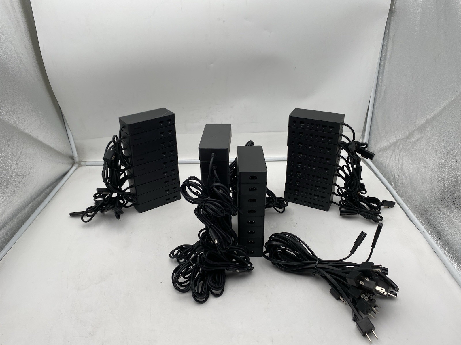 Lot of 18 Microsoft Surface Docking Station 1661 w/ AC Adapters & 12Power Cables